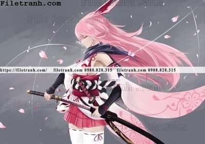 File PSD buc ve nhan vat anime trong game 371 (nguyên bản) cho thiết kế