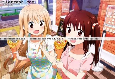 File gốc buc ve nhan vat anime trong game 385 (in lụa) tranh thuận buồm