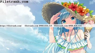 File tranh in mica buc ve nhan vat anime trong game 398 (độ phân giải cao)