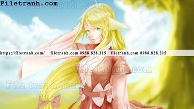 File gốc buc ve nhan vat anime trong game 405 (in tráng gương) nghệ thuật