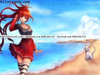 File gốc buc ve nhan vat anime trong game 418 (in mica) cắt laser