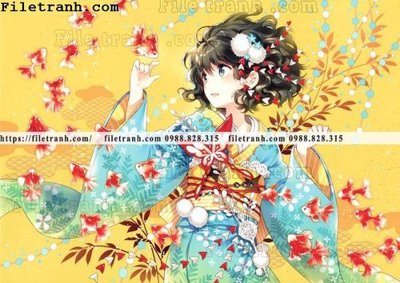 Ảnh gốc buc ve nhan vat anime trong game 451 (siêu chi tiết) để in ấn