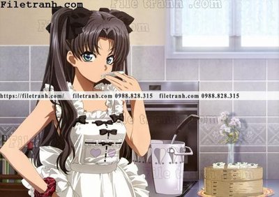 File tranh buc ve nhan vat anime trong game 455 (ảnh gốc) in trần 3D