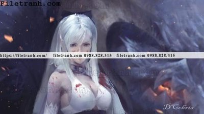 Tải file buc ve nhan vat anime trong game 461 (ảnh gốc) file AI/EPS