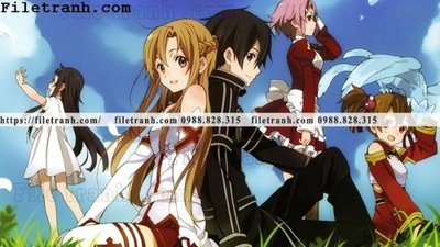 Download file buc ve nhan vat anime trong game 495 (gốc) in mica đèn LED