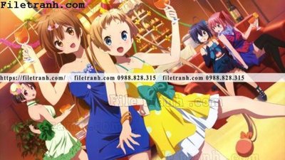 File gốc buc ve nhan vat anime trong game 554 (chủ đề hiện đại) trang trí