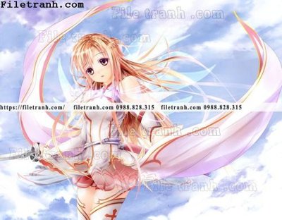 File tranh quảng cáo buc ve nhan vat anime trong game 609 (file gốc) chuyên nghiệp