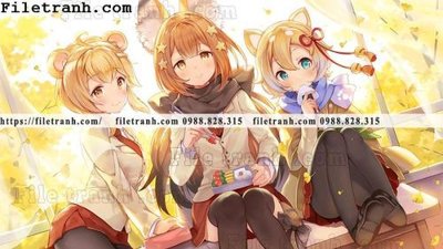 File gốc buc ve nhan vat anime trong game 659 (trang trí) phòng làm việc
