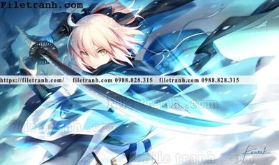 File gốc buc ve nhan vat anime trong game 707 (in lụa) họa tiết 3D