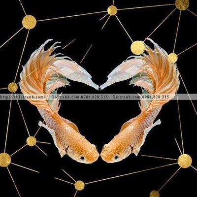 File tranh ca vang mau sac sang trong nhe nhang 105 (gốc) chủ đề tĩnh vật