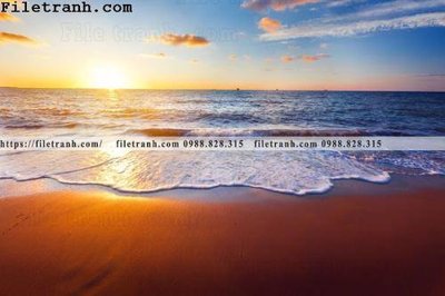 Mua file ảnh gốc canh hoang hon tren bien 100 (chất lượng cao)