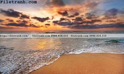 File gốc canh hoang hon tren bien 159 (trang trí) phòng làm việc