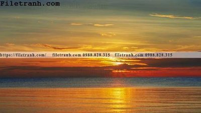 Tải file canh hoang hon tren bien 199 (ảnh gốc) in gạch 3D