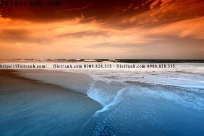 File tranh canh hoang hon tren bien 200 (gốc) chủ đề tĩnh vật