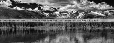 Tải file canh tuyet tren dinh nui 532 (gốc) làm tranh treo tường