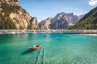 File gốc canh tuyet tren dinh nui 559 (in lụa) tranh phong thủy