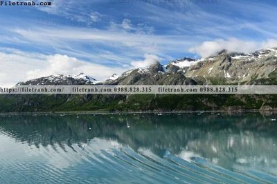 File tranh gốc in trần nhà canh tuyet tren dinh nui 591 3D