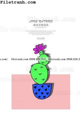 File tranh cay xanh tuoi nho 117 (ảnh gốc) chi tiết rõ ràng