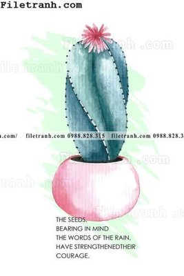 File tranh cay xanh tuoi nho 133 (ảnh gốc) không bị mờ