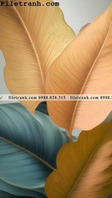 File gốc chiec la nhe nhang hien dai sang trong 104 (in lụa) chi tiết cao