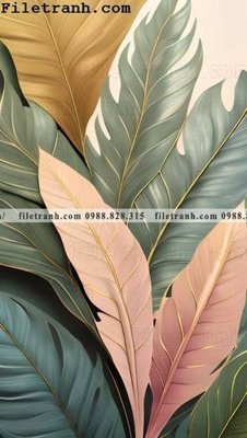 File tranh chiec la nhe nhang hien dai sang trong 125 (gốc) chủ đề trừu tượng