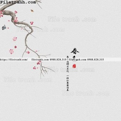 Ảnh gốc chim trung quoc thu phap 109 (độ nét cao) in tráng gương