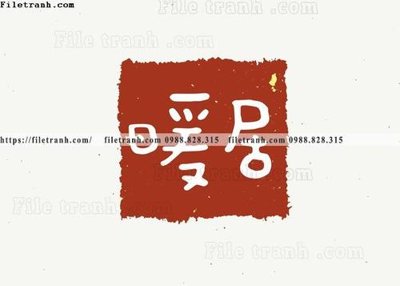 File gốc chu trung thu phap do (19) (bản quyền) cho in ấn