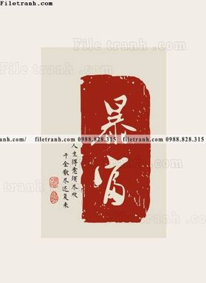 File tranh chu trung thu phap do (20) (ảnh gốc) sắc nét hoàn hảo