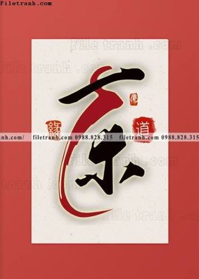 File tranh chuthuphap trung quoc (4) (bản gốc) treo tường