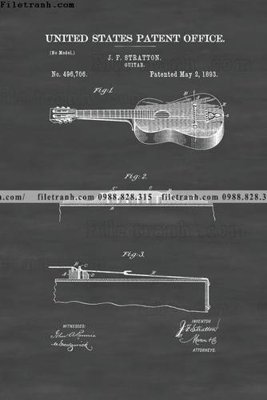 File tranh co cau tao nhac cu 513 (ảnh gốc) in trần nhà