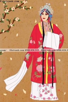 File in ấn co gai trung quoc trang diem mat Kinh kich 517 (bản gốc) cao cấp