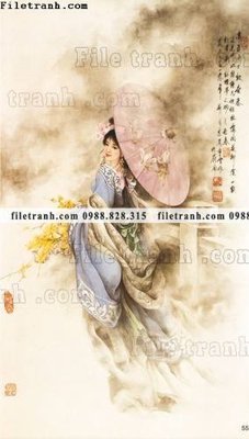 File tranh co gai trung quoc trang phuc co trang 611 (gốc) in film