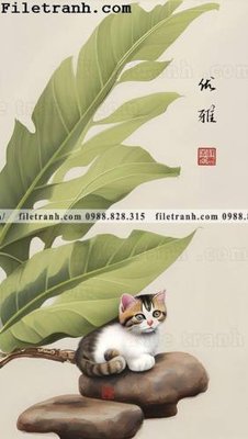 Tải file gốc con meo truu tuong 112 (để in lụa)