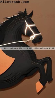 Tải file con ngua truu tuong moi 109 (ảnh gốc) in gạch men