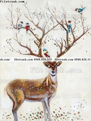 Download file gốc decor tranh bo tong hop 242 (in mica) 3D