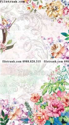 File tranh decor tranh bo tong hop 311 (bản gốc) in lụa 3D