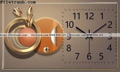 File tranh dong ho hop dong ho nha hang 146 (gốc) in trên kính