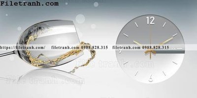 File gốc dong ho trang tri nha hang dep 105 (Filetranh.com) dong ho trang tri nha hang dep 105