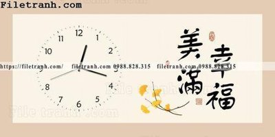 File gốc dong ho trang tri nha hang dep 131 (cho in ấn) từ kho Filetranh