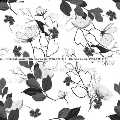 File tranh dong vat va hoa trang nha 113 (bản gốc) trang trí văn phòng