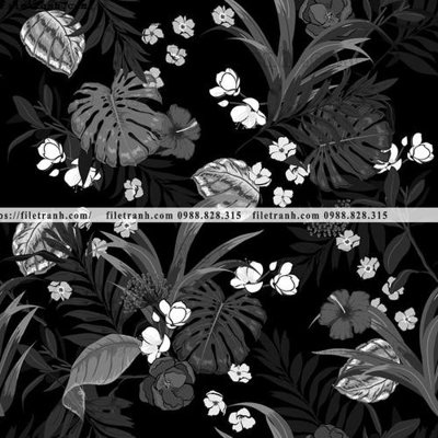 Hình ảnh file gốc in trần nhà dong vat va hoa trang nha 136