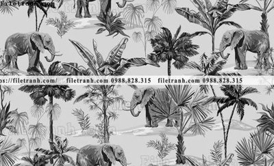 File gốc dong vat va hoa trang nha 232 (trang trí) phòng ngủ