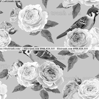 File gốc dong vat va hoa trang nha 320 (in tráng gương) sang trọng