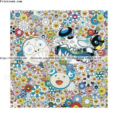 File tranh doraremon 512 (gốc) in vải canvas