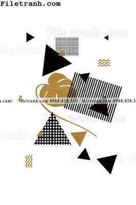 File tranh duong hinh hoc truu tuong 218 (gốc) phong cách tối giản