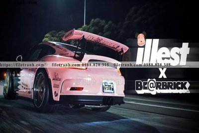 File PSD gau KAWS tranh treo 501 (nguyên bản) cho thiết kế