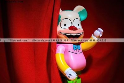 Download file gau KAWS tranh treo 522 (gốc) in mica cao cấp