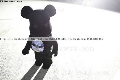 File gốc gau KAWS tranh treo 528 (trang trí) phòng làm việc