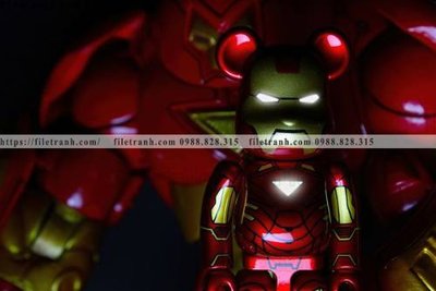 Ảnh gốc gau KAWS tranh treo 533 (độ nét cao) in mica