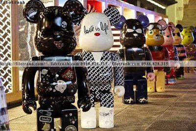 File in ấn gau KAWS tranh treo 535 (bản gốc) sắc nét